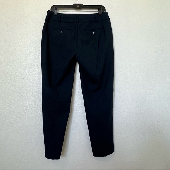 2/$30 Ann Taylor LOFT Navy Blue Julie Slacks Pants Wool Blend SZ 4 - Picture 7 of 16